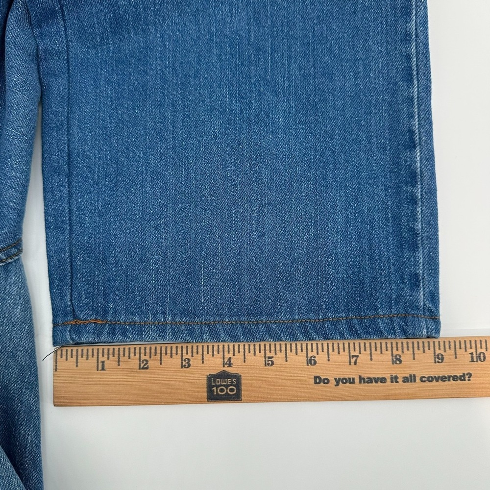 Universal Thread Jeans Womens 10/30R Blue Denim Wide-Leg Relaxed Fit 5-Pocket - Picture 10 of 10